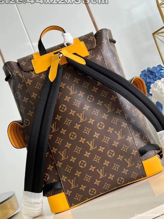 FS CHEAP Backpack Louis Christopher Vuitton MM-38*44*12.5CM 0810